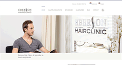 Desktop Screenshot of ebersonhairclinic.nl